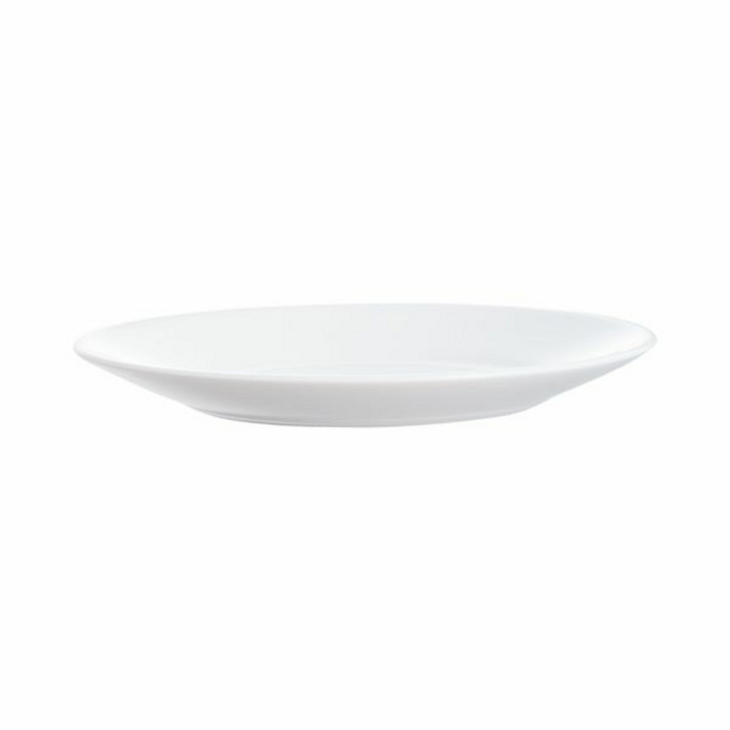 Assiette plate rond blanc verre opal Ø 19 cm Restaurant Arcoroc