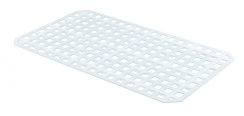 Grille pour bac plat 5L rectangulaire blanc plastique 37,2 cm x 8 mm Gilac