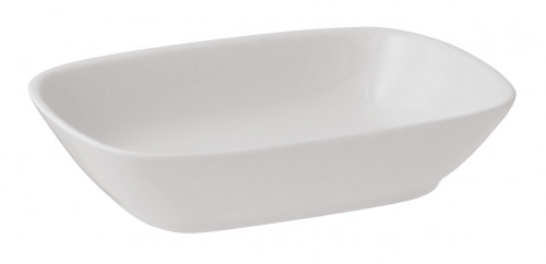 Ravier rectangulaire blanc porcelaine 14 cm Hotel
