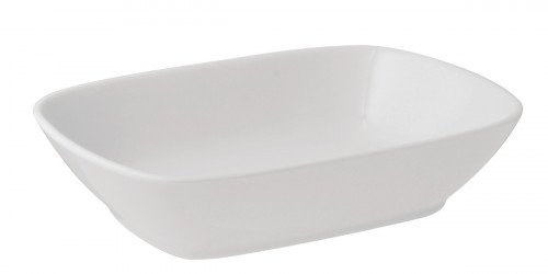 Ravier rectangulaire blanc porcelaine 17 cm Hotel