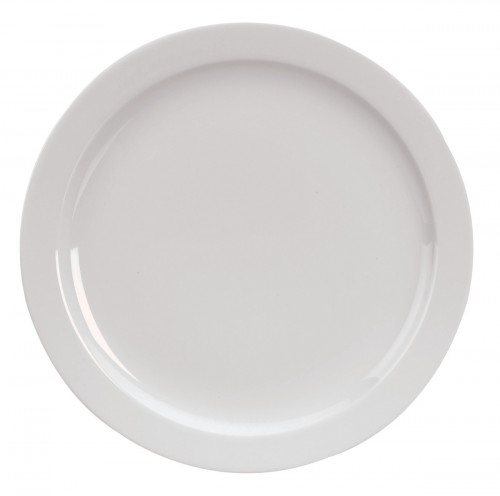 Assiette plate rond blanc porcelaine Ø 20 cm Venus