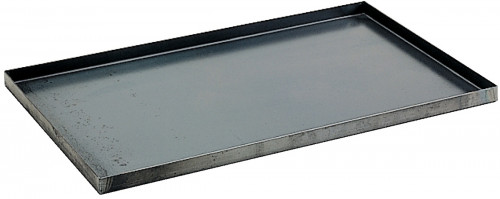 Plaque pâtissière GN 1/1 non perforé tôle d'acier GN 1/1 53x32,5x2 cm 1,2 mm Bords non pincés De Buyer