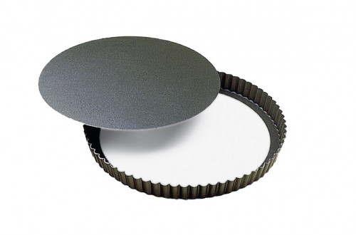 Tourtière acier Revêtement anti-adhésif Ø 24 cm 2,5 cm mobile Gobel