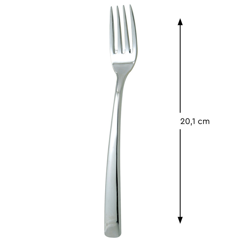 Fourchette de table inox 18/0 20,1 cm Style 180 Pro.mundi