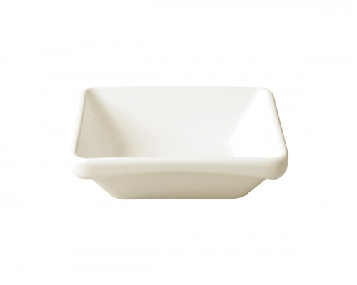 Ravier carré ivoire porcelaine vitrifiée Ska Rak