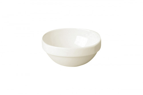 Bol rond ivoire porcelaine vitrifiée 60 cl Ø 16 cm Ska Rak