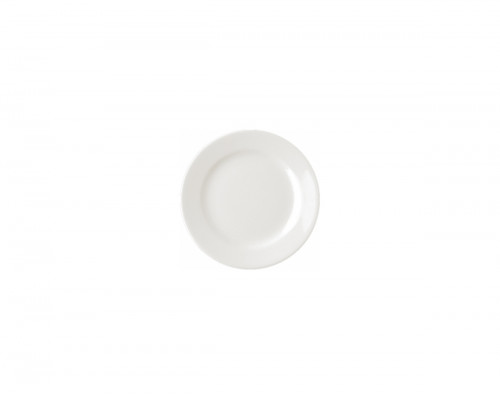 Assiette plate rond ivoire porcelaine vitrifiée Ø 13 cm Banquet Rak