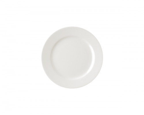 Assiette plate rond ivoire porcelaine vitrifiée Ø 20 cm Banquet Rak