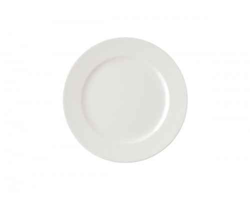 Assiette plate rond ivoire porcelaine vitrifiée Ø 23 cm Banquet Rak