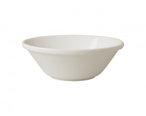 Saladier rond ivoire porcelaine vitrifiée Banquet Rak