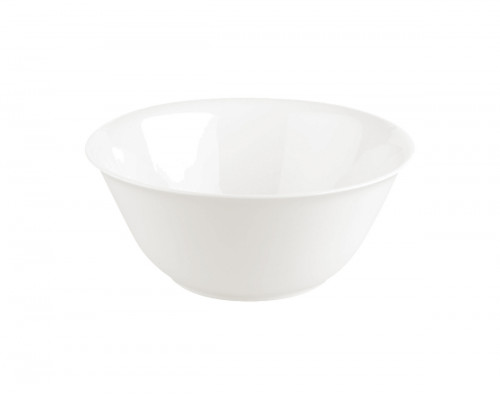 Saladier rond ivoire porcelaine vitrifiée Banquet Rak