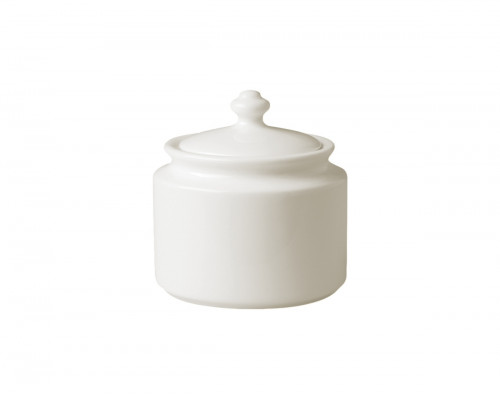 Sucrier rond ivoire porcelaine vitrifiée 27 cl Ø 9,5 cm Banquet Rak
