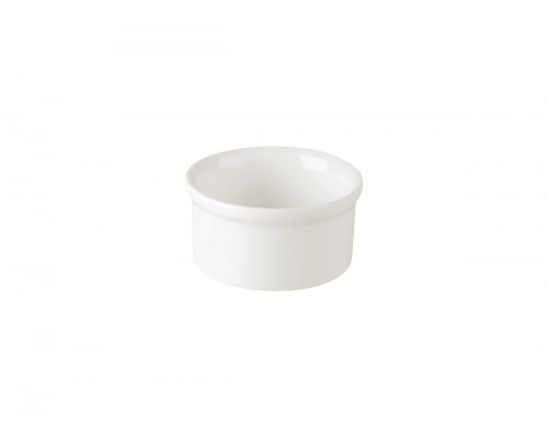 Ramequin rond ivoire porcelaine vitrifiée Banquet Rak