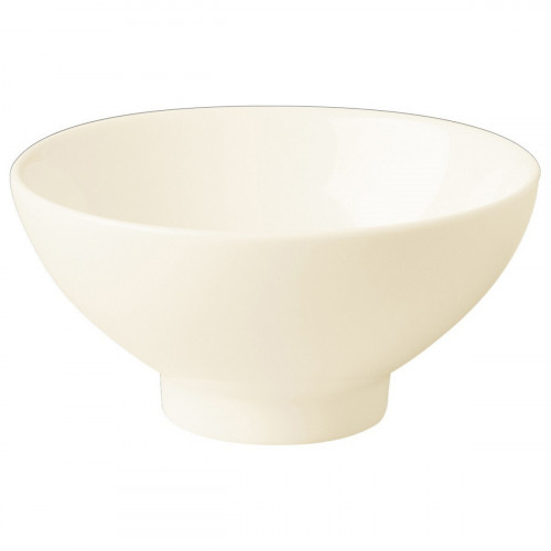 Bol rond ivoire porcelaine vitrifiée Fine Dine Rak