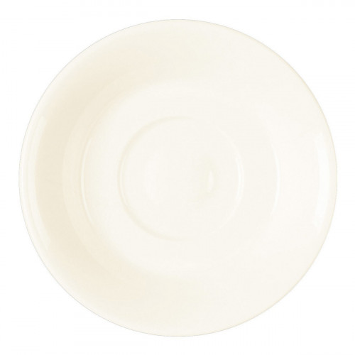 Sous-tasse à thé rond ivoire porcelaine vitrifiée Ø 15 cm Fine Dine Rak