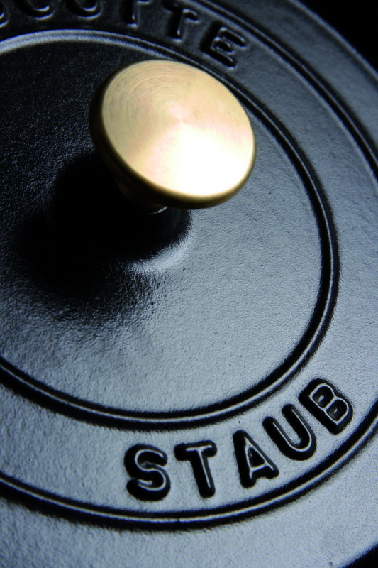 Cocotte fonte d'acier Sans revêtement Avec couvercle Ø 16 cm 10 cm 1,5 L Staub