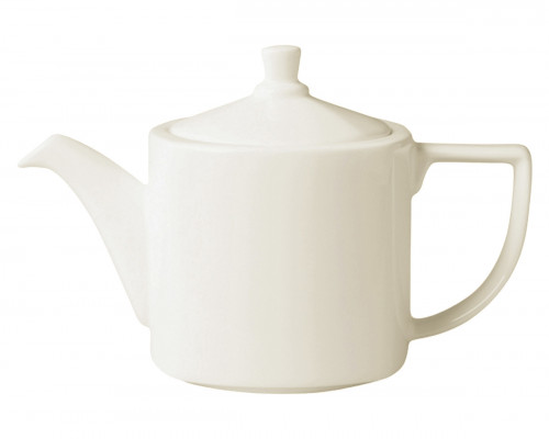 Couvercle pour théière carré ivoire porcelaine vitrifiée Ø 8,1 cm Ska Rak