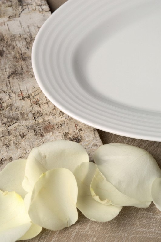 Assiette creuse rond ivoire porcelaine vitrifiée Ø 22,9 cm Rondo Rak