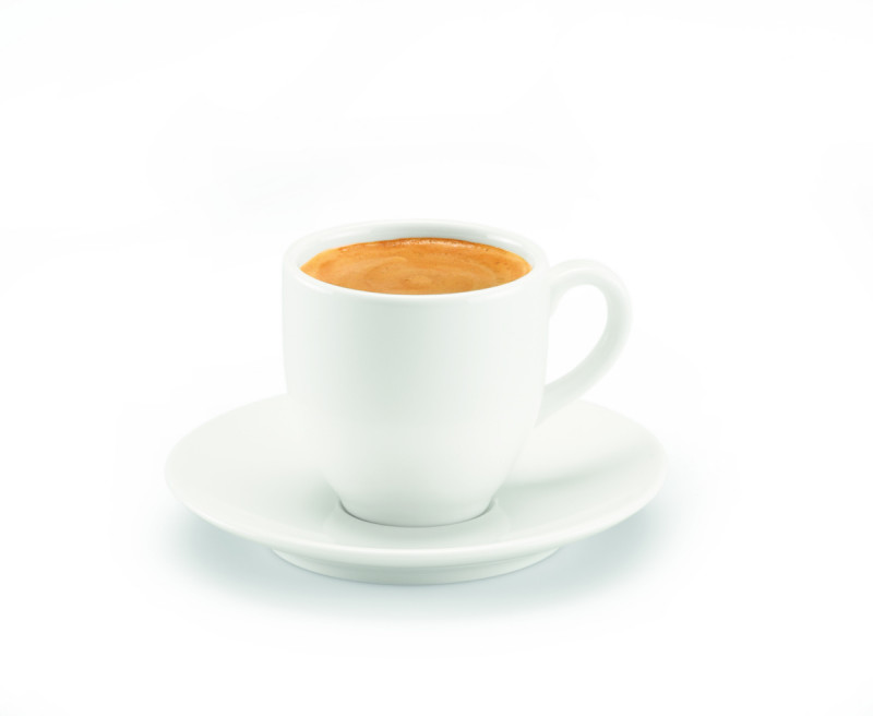 Tasse à expresso rond ivoire porcelaine vitrifiée 9 cl Ø 6,5 cm Classic Gourmet Rak