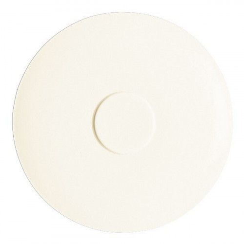 Sous-tasse à thé rond ivoire porcelaine vitrifiée Ø 15 cm Classic Gourmet Rak