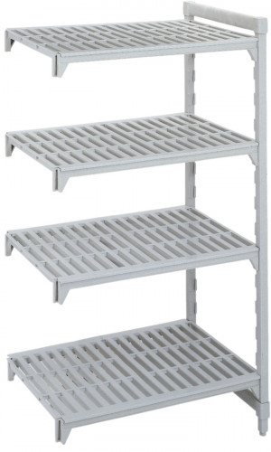 Rayonnage additionnel acier 94 cm x 170 cm 720 kg 4 étagères Camshelving Cambro