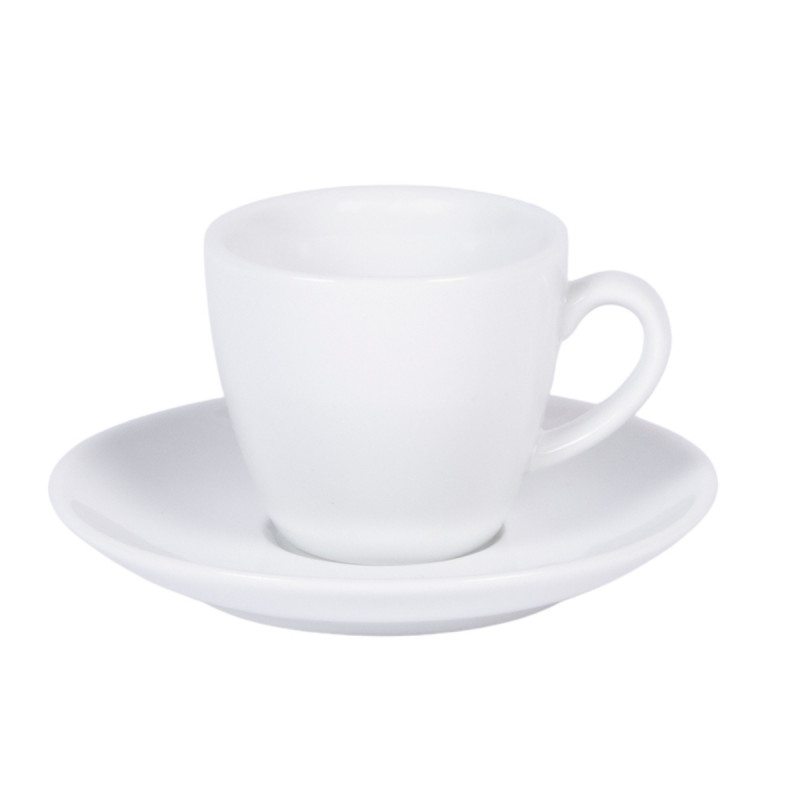 Tasse à expresso rond blanc porcelaine 10 cl Ø 6,3 cm Emotions Pro.mundi