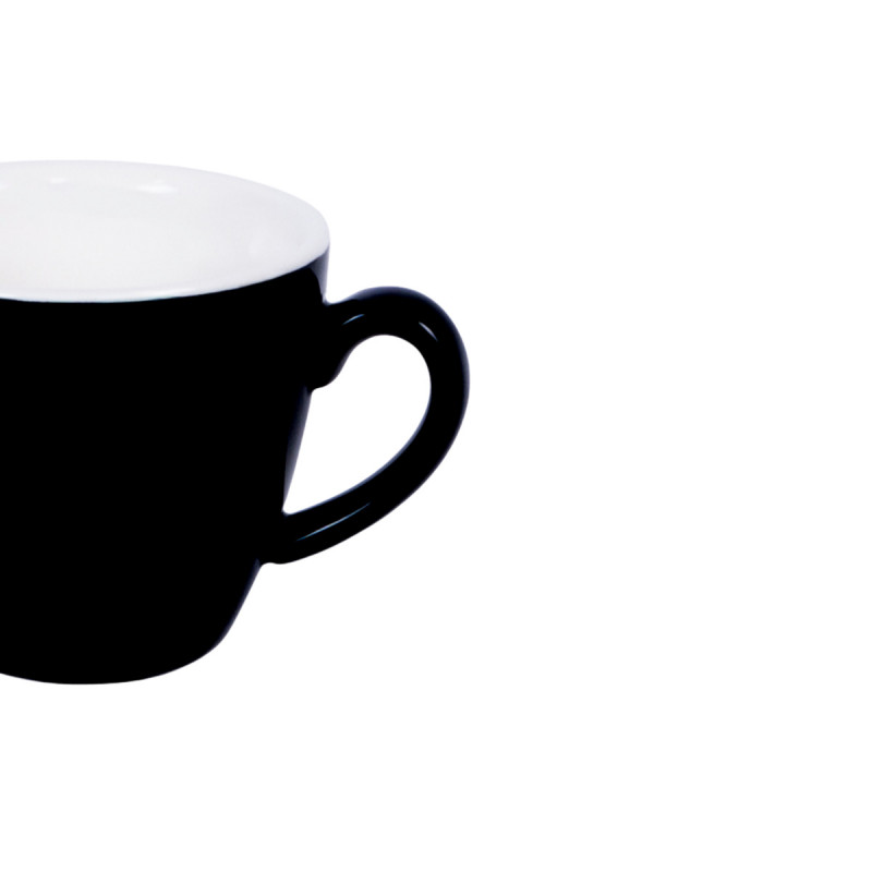 Tasse à expresso rond noir porcelaine 10 cl Ø 6,3 cm Emotions Pro.mundi