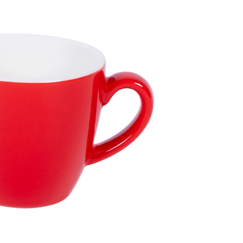 Tasse à expresso rond rouge porcelaine 10 cl Ø 6,3 cm Emotions Pro.mundi