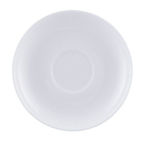 Sous-tasse à déjeuner rond blanc porcelaine Ø 16 cm Emotions Pro.mundi