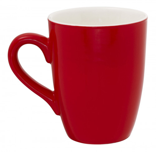 Mug rond rouge porcelaine 32 cl Ø 8,3 cm Emotions Pro.mundi