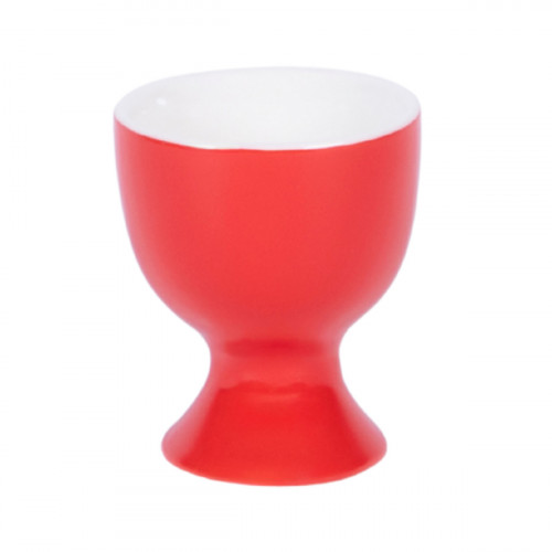 Coquetier rond rouge porcelaine Ø 5 cm Emotions Pro.mundi