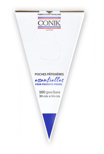 Poche pâtissière triangulaire transparent 54x30 cm (100 pièces)