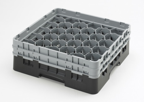 Casier lave-verres 30 compartiments 50x50x26,7 cm 7,94 cm 21,6 cm Camrack Cambro