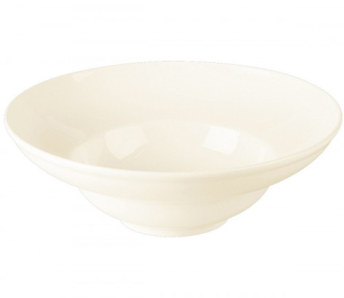 Assiette extra creuse rond ivoire porcelaine vitrifiée Classic Gourmet Rak