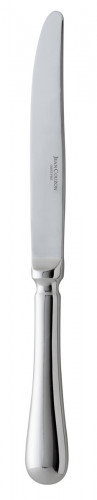 Couteau de table monocoque cranté argent 24,6 cm Heritage Couzon