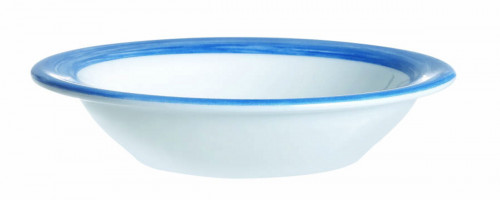 Coupelle rond bleu verre opal Ø 12 cm Brush Arcoroc