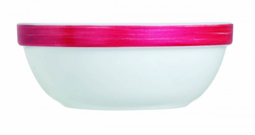 Coupelle rond rouge verre opal Ø 12 cm Brush Arcoroc