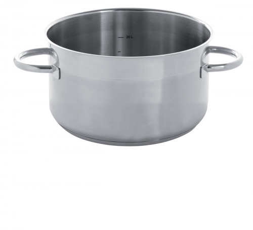 Faitout inox Sans revêtement Sans couvercle Ø 32 cm 12,5 cm 10 L Qualiplus Pro.cooker