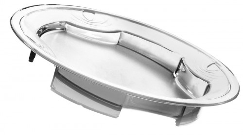Assiette plate rond blanc copolyester Ø 23,5 cm Vaisselle Copolyester Saint Romain