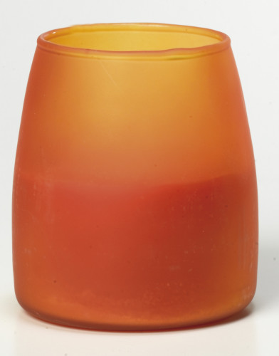 Photophore conique marron Ø 8,2 cm 9 cm Soft Glow Spaas