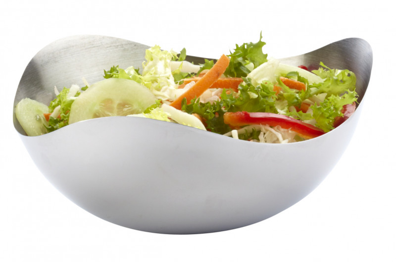 Corbeille rond argent inox Ø 17 cm 7 cm Hypinox Pro.mundi