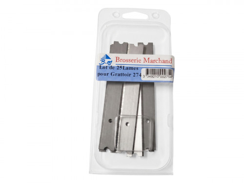 Lames pour grattoir 10 cm (25 pièces)