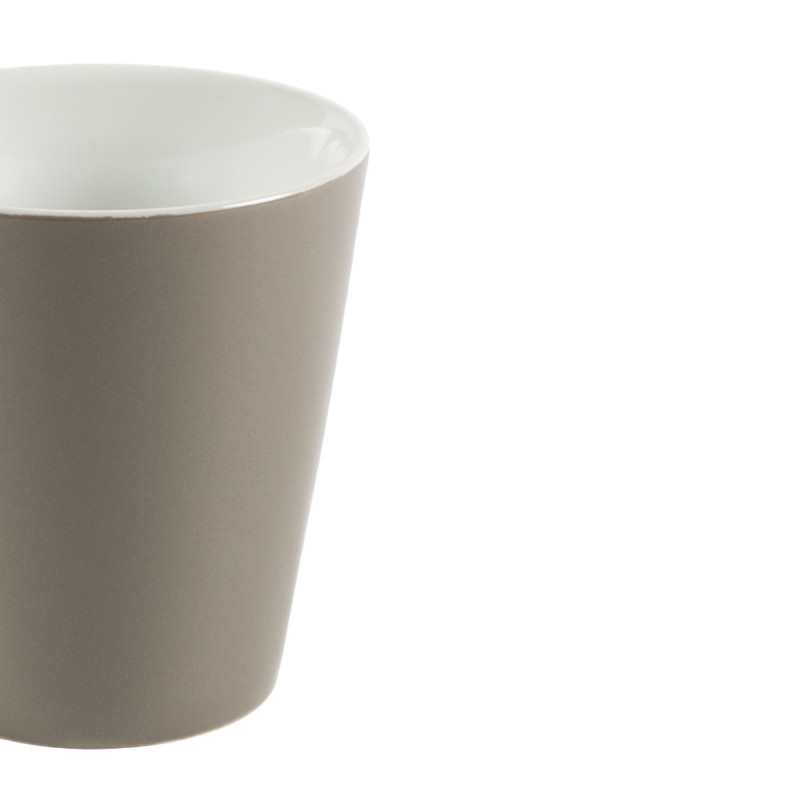 Gobelet rond marron grès émaillé 20 cl Ø 8,5 cm Prismo Pro.mundi