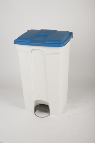 Collecteur à pédale plastique 90 L bleu Probbax