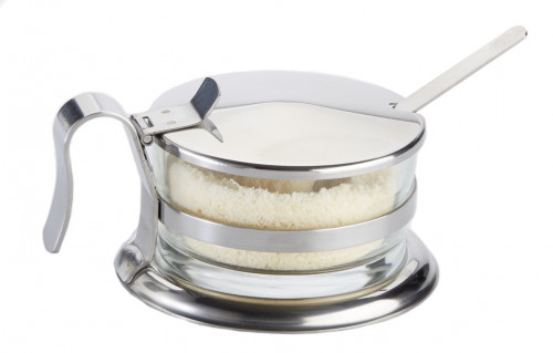 Verre de rechange pour fromagère rond transparent Ø 9 cm 5 cm Pro.mundi