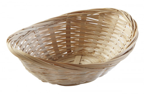 Corbeille ovale bambou 19,5x15x6 cm Pro.mundi