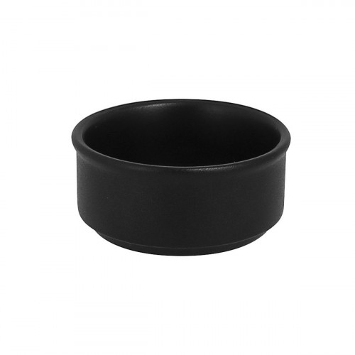 Ramequin rond noir porcelaine vitrifiée Ø 8 cm Neo Fusion Rak