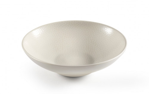 Bol à salade rond ivoire grès émaillé Ø 19 cm Stone Medard De Noblat