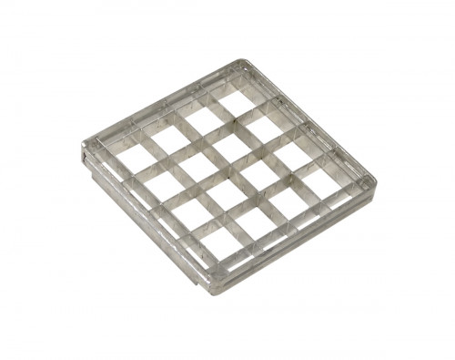 Kit couteau et poussoir 20x20 mm pour coupe-frites acier 10,7x10,7x1,5 cm L.tellier