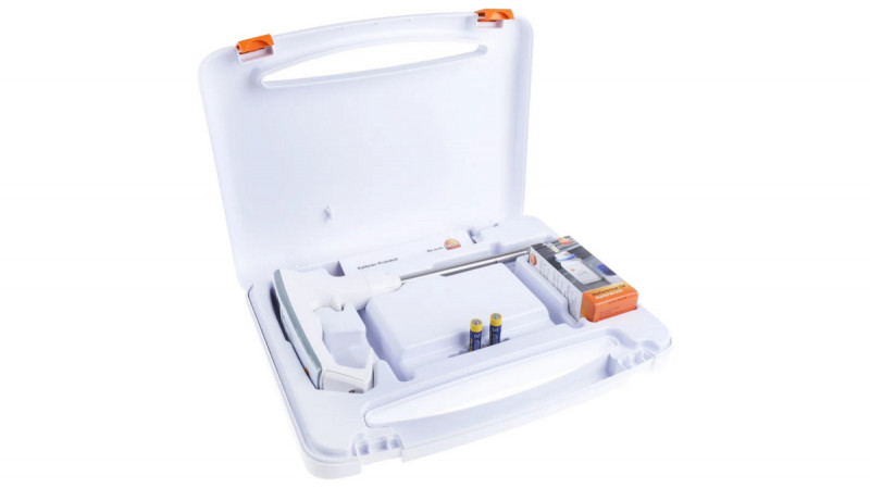 Testeur d'huile de friture électronique plastique 17x5x3 cm piles Testo 270 Bt